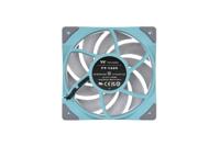 Thermaltake Toughfan 12 Turquoise High Static Pressure Radiator Fan Universeel Ventilator 12 cm Blau - thumbnail