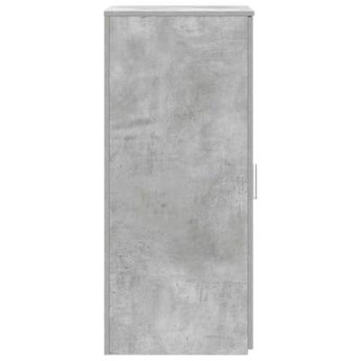 Opbergkast 40x45x103,5 cm bewerkt hout betongrijs