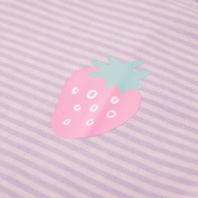 Kindershirt met mouwen met ruches 92 lila