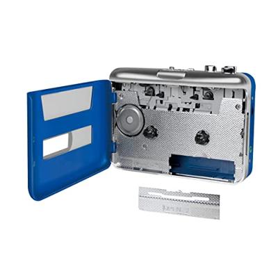 LogiLink UA0393 Draagbare cassettespeler Blue, Zilver - thumbnail