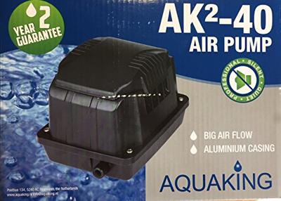Aquaking AK²-40 NG Luchtpomp 2400L/u - Fluisterstil, 30W en Energiezuinig voor Vijvers Aquaking AK²-40 NG Luchtpomp 2400L/u - Fluisterstil, 30W en Energiezuinig voor Vijvers