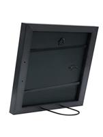 Deknudt Zwarte fotokader met rand in zilver 30x30 S41VK2 - thumbnail