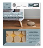 Fix-o-moll viltglijder Ø22mm beige - thumbnail