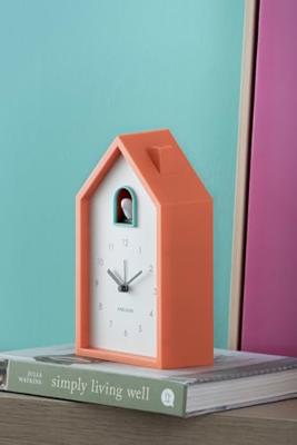 Karlsson Alarm Klok Modern Cuckoo Bright oranje