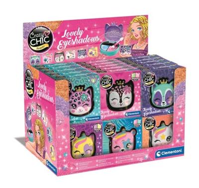 Clementoni crazy chic oogschaduw in make-up doosje vos Clementoni crazy chic oogschaduw in make-up doosje vos
