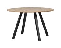 WOOOD Ronde Eettafel 'Tablo' Eikenhout, Ø120cm - thumbnail