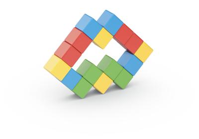 Magnetische blokken - GEOMAG - Creatieve set - 16 stuks - Educatief - Gerecycled plastic - Vanaf 12 maanden - thumbnail