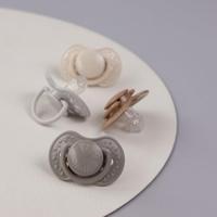 Fopspeen 3-6 maanden harmony light grey/dark grey 2 Stuks - thumbnail