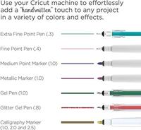Cricut Explore/Maker Multi-Size 5-Pack Stiftset Zwart - thumbnail