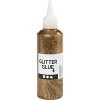 Creativ Company Glitterlijm, goud, 118 ml/ 1 fles - thumbnail