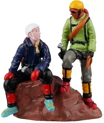 Lemax mountain climbers kerstdorp figuur type 3 Vail Village 2022