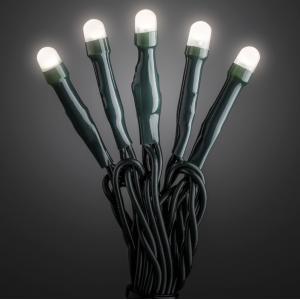 Mini LED kerstverlichting voor binnen 50 lampjes mat warm wit 6 meter OP=OP