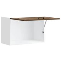 Keukenwandkast Kalmar bewerkt hout bruin eikenkleur - thumbnail