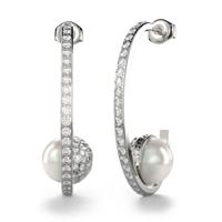 Oorbellen Dames Guess JUBE04452JWRHT-U 2 cm - thumbnail