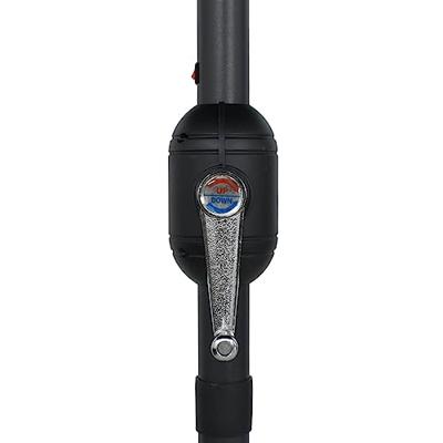 Parasol met LED-verlichting en aluminium paal 270 cm antraciet