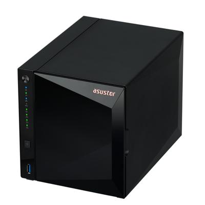 Asustor Drivestor 4 Pro Gen2 AS3304T v2, 4 bay NAS-behuizing netwerkgeheugen, 1,7 GHz Quad-Core, 2,5 GbE poort, 2 GB RAM DDR4, Network Attached Storage voor cloud opslag (Diskless)