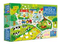 WPG Uitgevers Boek en puzzel op de boerderij - thumbnail