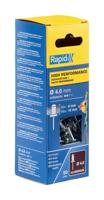 Rapid High performance blindklinknagels Ø4,0 x 14 mm, 50 stuks + boor - 5000385 - 5000385 - thumbnail