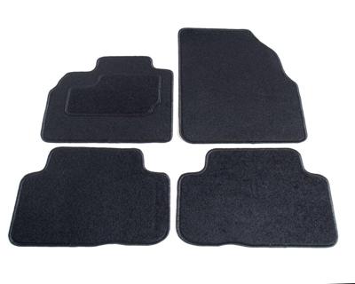 Automatten op maat - zwart stof - Renault Scenic 2 2003-2009