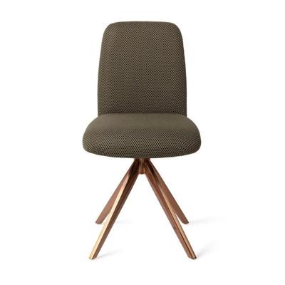 Jesper Home Eetkamerstoel 'Taiwa' Draaibaar, Turn Rose, kleur Jungle Jewel