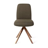 Jesper Home Eetkamerstoel 'Taiwa' Draaibaar, Turn Rose, kleur Jungle Jewel - thumbnail