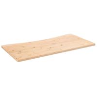 Bureaublad 110x60x2,5 cm massief grenenhout - thumbnail