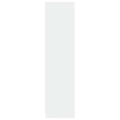 Kledingkast 30x50x200 cm bewerkt hout wit