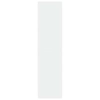 Kledingkast 30x50x200 cm bewerkt hout wit - thumbnail