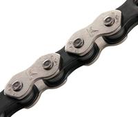 KMC K1-Wide Ketting 1-speed 100L Zilver - Zwart - thumbnail