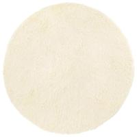 Hoogpolig vloerkleed NAVARRA 100x100 cm polyester crmekleurig - thumbnail