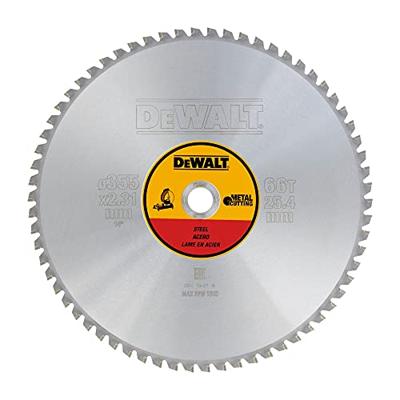 DeWALT Cirkelzaagblad voor Staal | Ø 355mm Asgat 25,4mm 66T - DT1926-QZ DeWALT Cirkelzaagblad voor Staal | Ø 355mm Asgat 25,4mm 66T - DT1926-QZ
