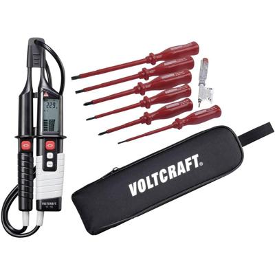 VOLTCRAFT VC 65 Tweepolige spanningstester CAT III 1000 V, CAT IV 600 V Akoestisch, LCD, LED
