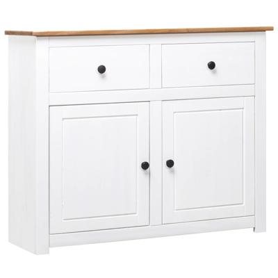 Dressoir Panama Range 93x40x80 cm massief grenenhout wit Dressoir Panama Range 93x40x80 cm massief grenenhout wit