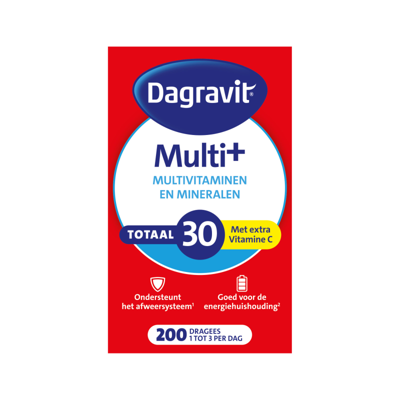 Dagravit Totaal 30 Multivitaminen en Mineralen Dragees
