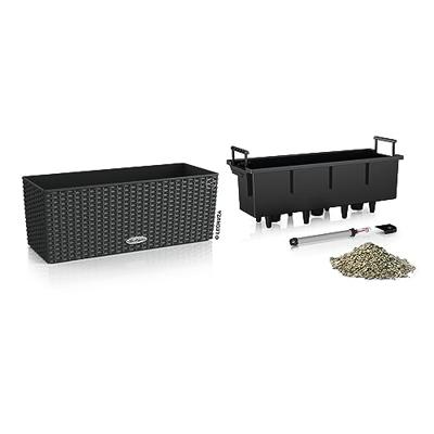 Jardiniere - Lechuza - Balconera Cottage 50 - Graniet - Rechthoekig - Met waterreservoir