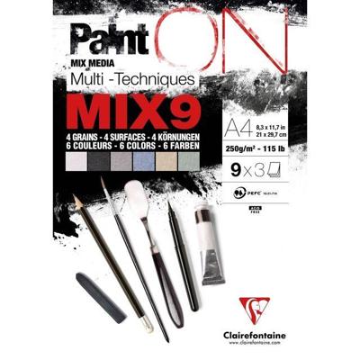 Mix media papier cf a4 paint on 27 vel 250gram ass