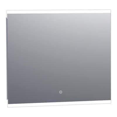 Brauer Jasper Spiegel - Rechthoekig - 80 cm - met Directe LED-Verlichting - Dimbaar - met Touchbediening