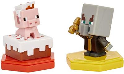 Minecraft Earth Boost Mini Figures 2-Pack - Pig & Undying Evoker