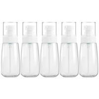 5 STKS reizen plastic flessen lekvrije draagbare reisaccessoires kleine flessen containers 80ml (transparant) - thumbnail