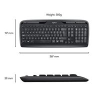 Logitech Wireless Combo MK330 desktopset - thumbnail