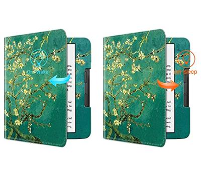 Lunso - Luxe sleepcover stand hoes - Kobo Sage (8 inch) - Van Gogh Amandelbloesem Lunso - Luxe sleepcover stand hoes - Kobo Sage (8 inch) - Van Gogh Amandelbloesem