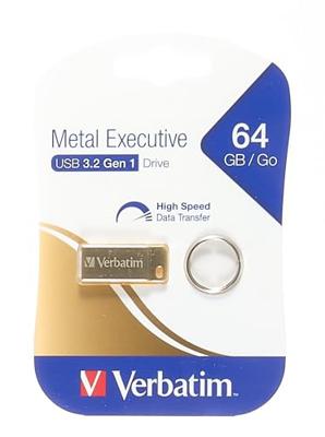 Verbatim METAL EXECUTIVE USB-stick 64 GB Goud 99106 USB-A 3.2 Gen 1