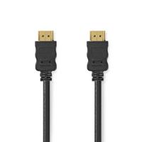 Nedis CVGL34000BK100 High Speed ??hdmi™-kabel Met Ethernet Hdmi™ Connector Hdmi™ Connector 4k@30hz Arc 10.2 Gbps 10.0 M Rond Pvc Zwart Label - thumbnail