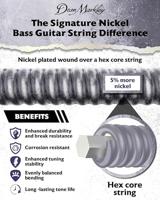 Dean Markley 2602A NickelSteel Signature Light 4 String 40-100 snarenset voor elektrische basgitaar - thumbnail