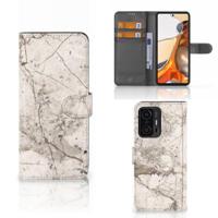 Xiaomi 11T | 11T Pro | Bookcase | Marmer Beige | Portemonnee hoesje - thumbnail