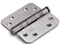Dulimex Kogellagerscharnier ronde hoeken 89x89 mm RVS Platkop - thumbnail