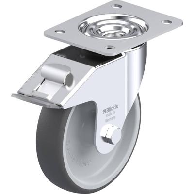 Blickle LE-PATH 160G-FI Zwenkwiel met rem Wieldiameter: 160 mm Draagvermogen (max.): 300 kg 1 stuk(s)