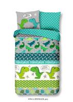 Good Morning Kinderdekbedovertrek "dino&apos;s" - Multi - (140x200/220 cm) - Katoen - thumbnail