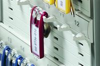 Durable sleutelhanger Key Clip, geel, pak van 6 stuks - thumbnail