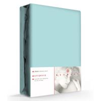 Good Morning Hoeslaken, Aqua - (90x200 cm) - Katoen Jersey - thumbnail